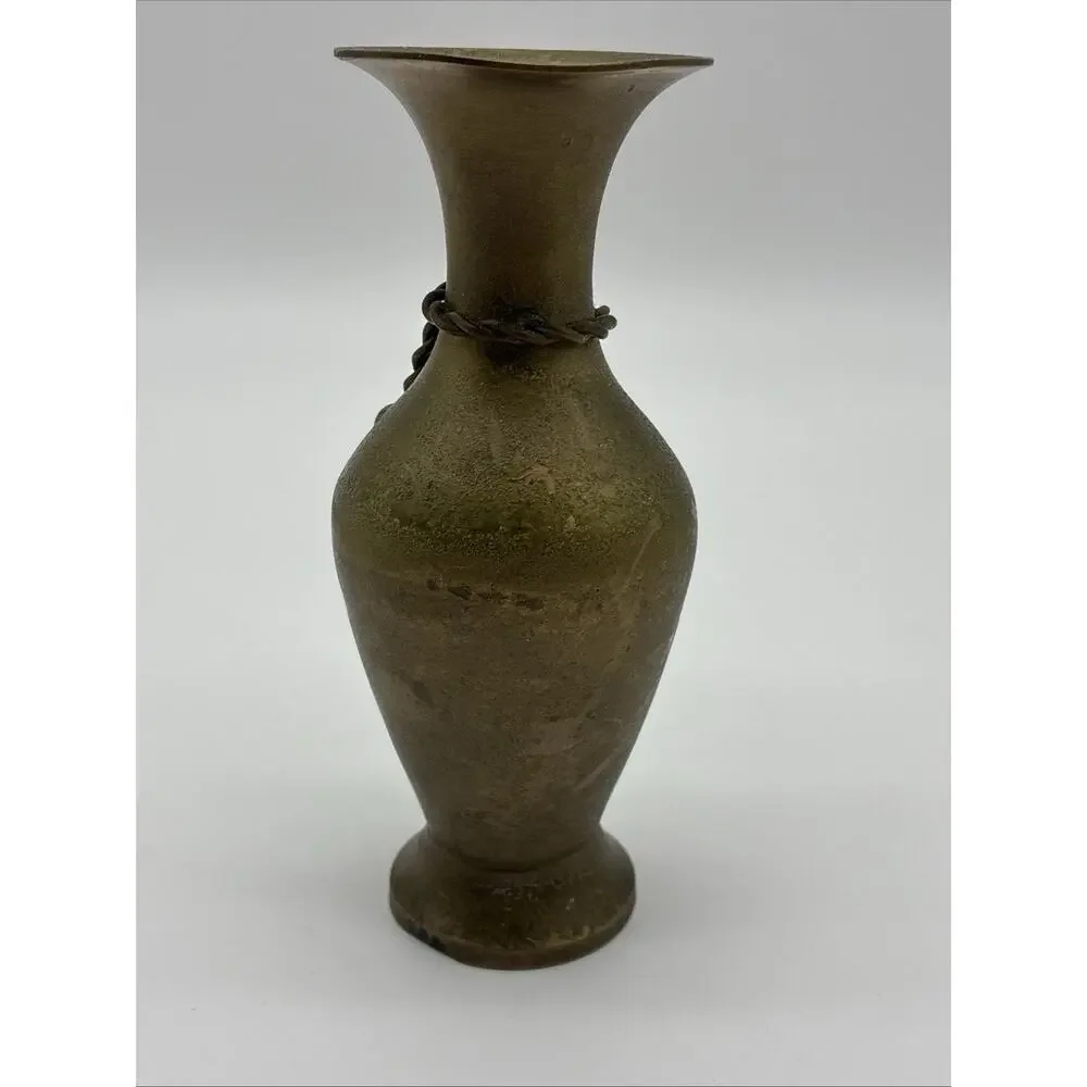 Vintage Messing Vase India Hand Made BRASS